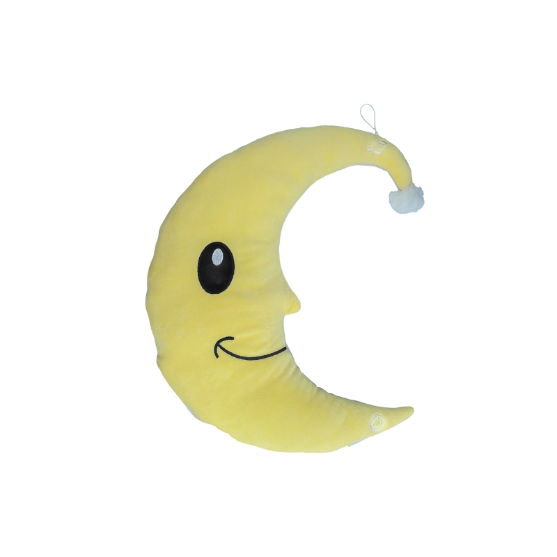 Double Sided Around The Crib Kokoons Cloud Star Plush Musical Night Light Dark Pink//Beige
