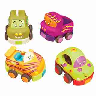 Wheee-Is™ SOFT PULL-BACK CARS