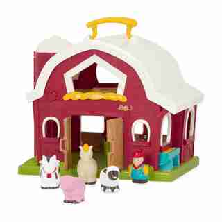 Battat Big Red Barn with 4 Farm Animals