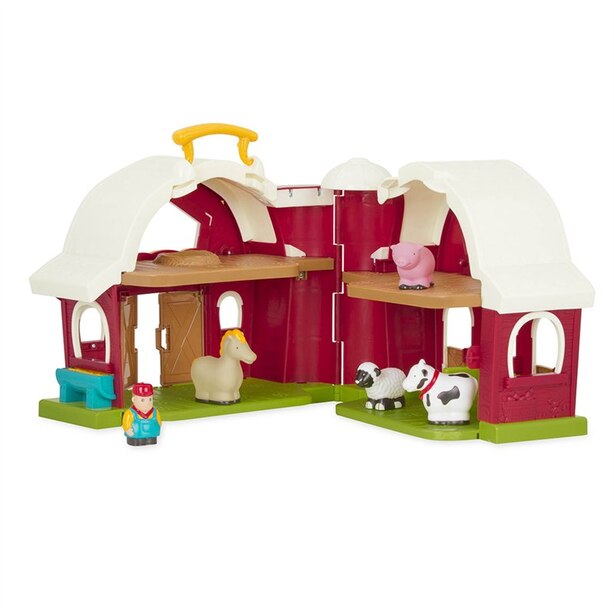Battat Big Red Barn With 4 Farm Animals By Battat Toys Www