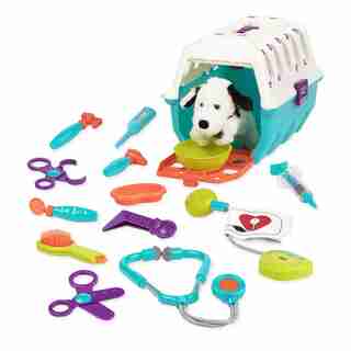 DALMATION PUPPY, CRATE AND VET KIT