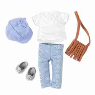 Lori 6" Doll Outfit with Fringe Purse
