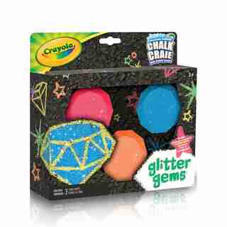 Crayola Sidewalk Chalk - Glitter Gems