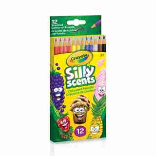 12 crayons de couleur Silly Scents