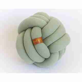 Juju & Jake Large Knot Pillow - Sage Green
