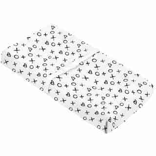 Change Pad Cover with Slits - XO Black / White