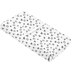 black and white changing pad cover