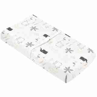 KUSHIES CHANGE PAD COVER - MULTI JUNGLE 3"