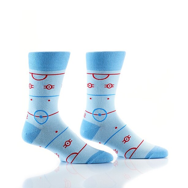 YO SOX MEN'S CREW SOCKS - ICE TIME