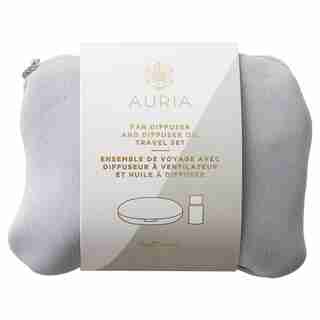 Auria Fan Diffuser and Eucalyptus Diffuser Oil Travel Set