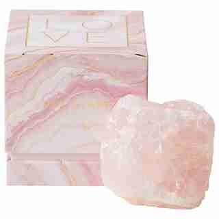 ROSE QUARTZ CRYSTAL IN GIFT BOX