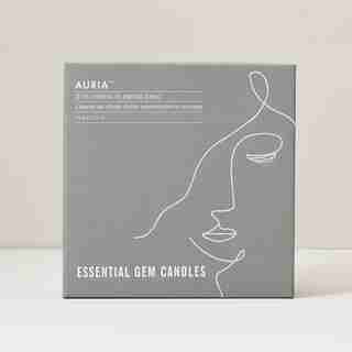 Auria Essential Gem Candles Set of 4