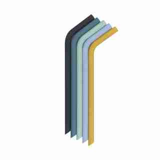 We Might Be Tiny Bendie Straws Set of 5 with cleaning brush - Sun & Sky