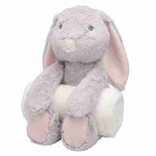 BEDTIME HUGGIE PLUSH & BABY BLANKET BUNNY