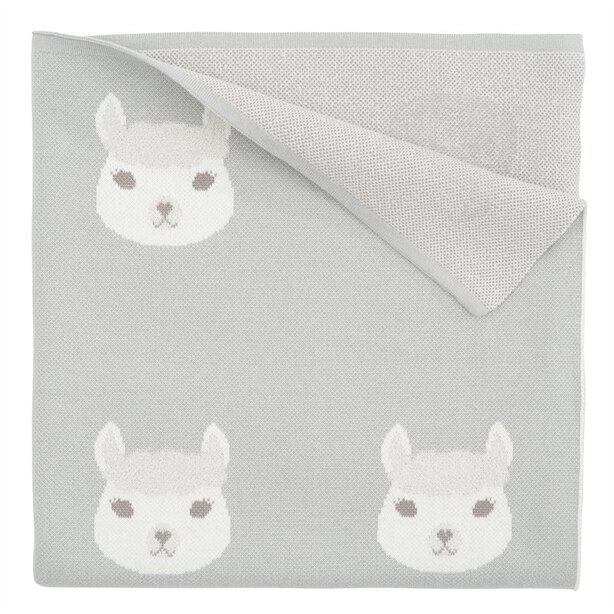 Elegant Baby® Blanket 100% Knit Cotton Liam the Llama