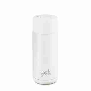 FRANK GREEN CERAMIC LINED STAINLESS STEEL CUP - CLOUD, 16 OZ