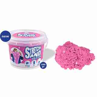 Stretchy Sand Pink Glitter 500 gram