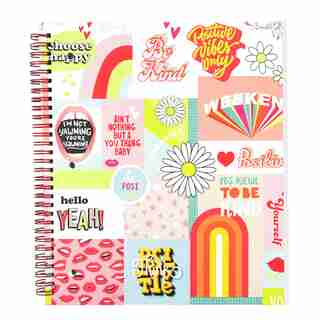 SPIRAL NOTEBOOK COLLEGE RULED - VISCO COLLAGE