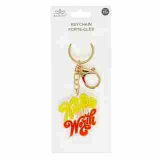 PORTE-CLÉS KNOW YOUR WORTH
