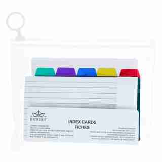INDEX CARDS WITH POUCH