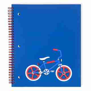 SPIRAL NOTEBOOK COLLEGE RULED - BIKE