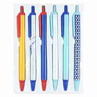 STYLOS-BILLES, BLEU (PQT DE 6)