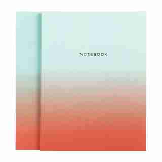 Hadron Epoch Gradient Set of 2 Notebooks, Blue & Orange