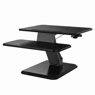 POSIDESK SIT-STAND PEDESTAL DESK 25 INCH - BLACK