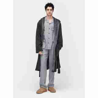 UGG Men's Brunswick Robe Black Heather M/L