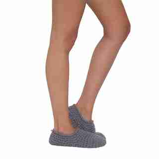 EBERJEY ANKLE SLIPPER SOCK FLINT STONE ONE SIZE
