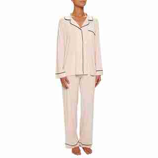 EBERJEY GISELE PJ SET - SORBET PINK/BLACK, XS