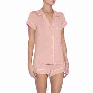 GISELE SHORT PJ SET BOXED MISTY ROSE IVORY S