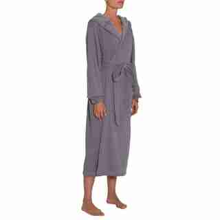 Eberjey Larken Good Sport Robe Heather Grey Medium