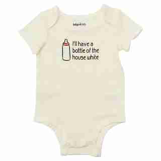 IndigoBaby Onesie - House White - Size 0 - 3 Months