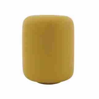 STONEWARE VASE MUSTARD