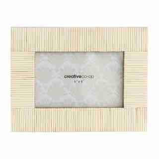 TEXTURED RESIN PHOTO FRAME 4" X 6"