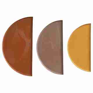 ENAMEL IRON TRAYS SET OF 3