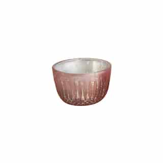 MERCURY GLASS TEALIGHT HOLDER PINK