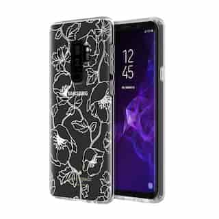Kate Spade- Protective Hardshell Case Floral White for Samsung Galaxy S9+