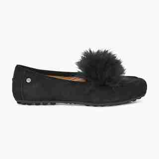 UGG KALEY WISP SLIP ON LOAFER - BLACK - SIZE 7