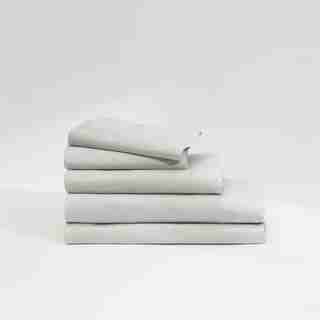 Casper Sateen Sheet Set Grey Queen