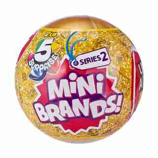5 Surprise Mini Brands Mystery Capsule S2 Real Miniature Brands Collectible Toy by ZURU