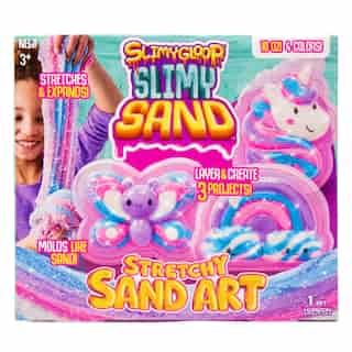 SLIMYGLOOP®SLIMYSAND™ Stretchy Glitter Sand Art