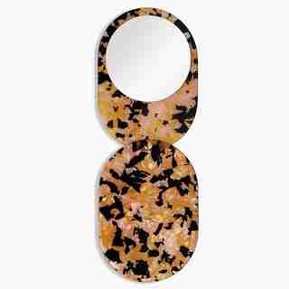 POKETO POCKET MIRROR - PINK TORTOISE