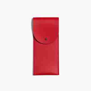 Minimalist Pen Pouch Red