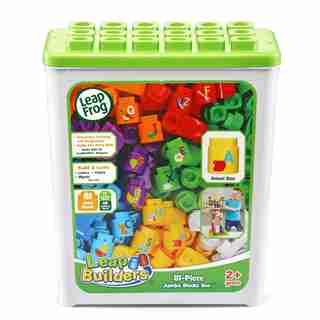 LEAPFROG LEAPBUILDERS 81-PIECE JUMBO BLOCKS BOX