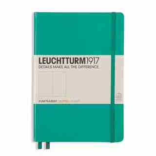 Leuchtturm1917 Bullet Journal Hardcover Notebook (A5), Emerald