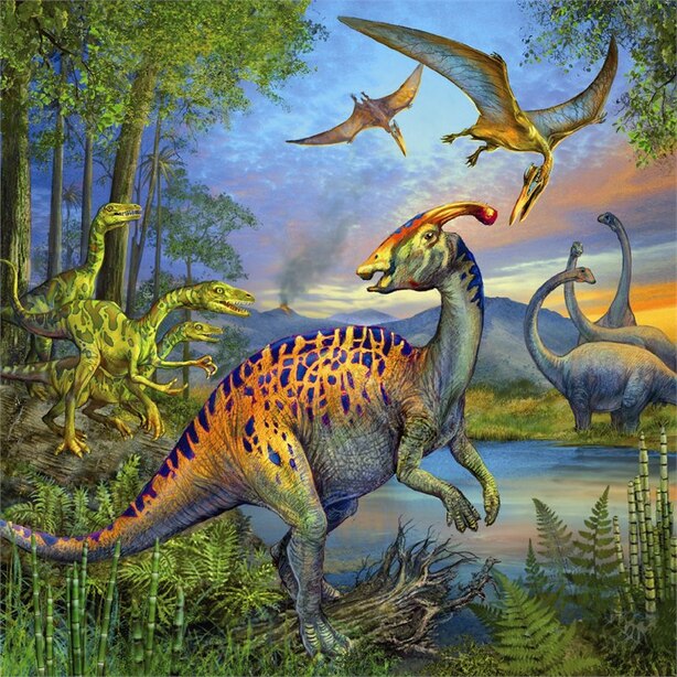 DINOSAUR FASCINATION Puzzle 3x49