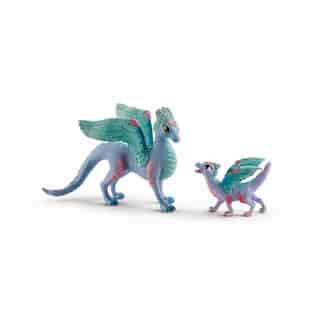 Flower dragon and baby