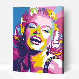 Paint by Numbers Acrylic Painting Kit - Merlin Monroe